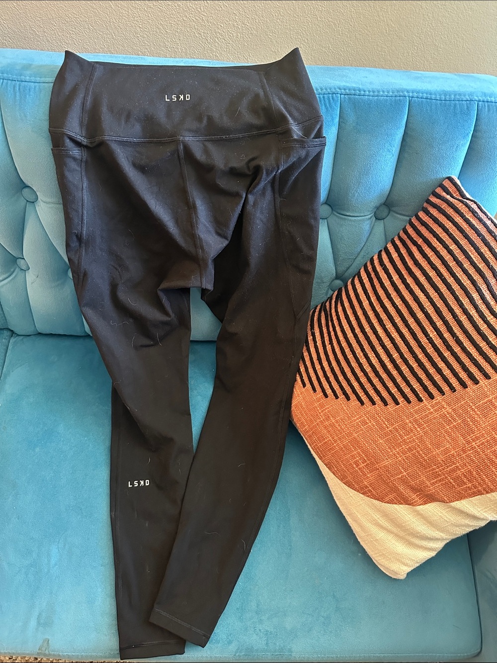 LSKD Black High-Waist Leggings